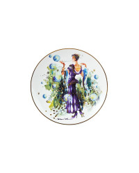 LOMONOSOV IMPERIAL PORCELAIN DECORATIVE WALL PLATE SEASONS: SPRING 195 mm 7.7"