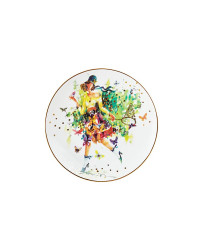 LOMONOSOV IMPERIAL PORCELAIN DECORATIVE WALL PLATE SEASONS: SUMMER 195 mm 7.7"