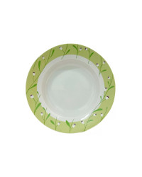 LOMONOSOV IMPERIAL PORCELAIN DINNER SOUP PLATE SPRING BREEZE 22 cm 8.7"