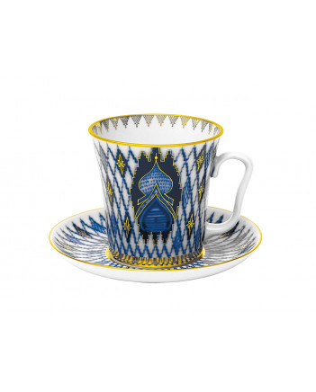 LOMONOSOV IMPERIAL PORCELAIN COFFEE LATTE HOT CHOCOLATE MUG KIZHI 360 ml/12.2 fl.oz