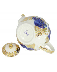  LOMONOSOV IMPERIAL PORCELAIN TEAPOT TULIP GOLDEN GARDEN 3 CUPS 600 ML 20 oz