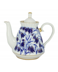 LOMONOSOV IMPERIAL PORCELAIN TEAPOT BLUEBELLS 750 ml 25.4 fl.oz
