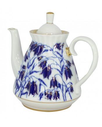 LOMONOSOV IMPERIAL PORCELAIN TEAPOT BLUEBELLS 750 ml 25.4 fl.oz