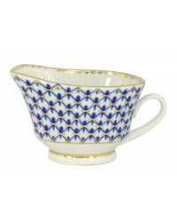 LOMONOSOV IMPERIAL PORCELAIN GRAVY BOAT COBALT NET 200 ml/6.8 oz
