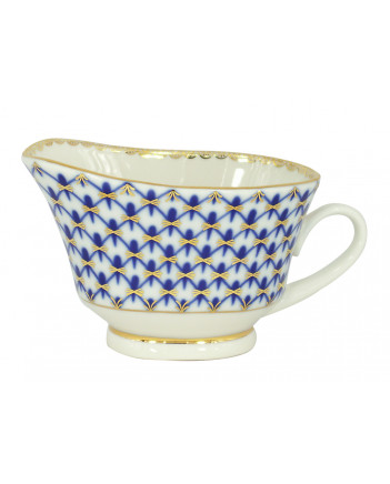 LOMONOSOV IMPERIAL PORCELAIN GRAVY BOAT COBALT NET 200 ml/6.8 oz