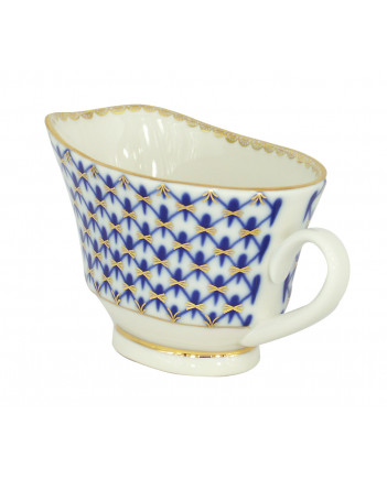 LOMONOSOV IMPERIAL PORCELAIN GRAVY BOAT COBALT NET 200 ml/6.8 oz