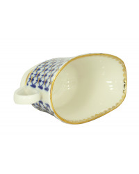 LOMONOSOV IMPERIAL PORCELAIN GRAVY BOAT COBALT NET 200 ml/6.8 oz