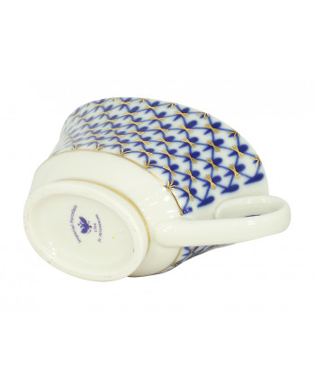 LOMONOSOV IMPERIAL PORCELAIN GRAVY BOAT COBALT NET 200 ml/6.8 oz
