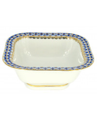 LOMONOSOV IMPERIAL PORCELAIN SALAD BOWL COBALT NET (4 SERV.) 700 ML/23.7 FL.OZ