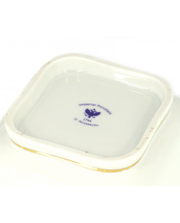LOMONOSOV IMPERIAL PORCELAIN SALAD BOWL COBALT NET (4 SERV.) 700 ML/23.7 FL.OZ