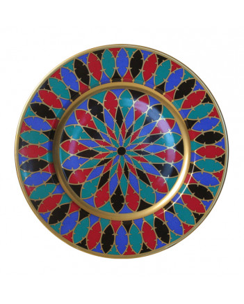LOMONOSOV IMPERIAL PORCELAIN DECORATIVE WALL PLATE GOTHIC-3 265 mm 10.4"