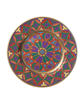 LOMONOSOV IMPERIAL PORCELAIN DECORATIVE WALL PLATE GOTHIC-9 265 mm 10.4"