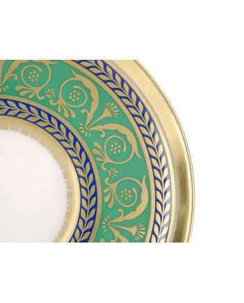LOMONOSOV IMPERIAL PORCELAIN TEACUP AND SAUCER ALEXANDRIA GOLDEN 247 ML  8.35 oz