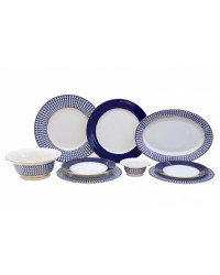 LOMONOSOV IMPERIAL PORCELAIN DINNER SET CLASSIC OF PETERSBURG 24 items
