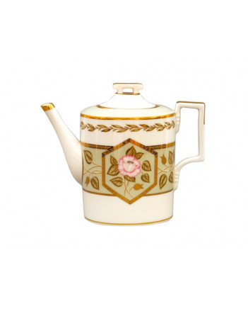 LOMONOSOV IMPERIAL PORCELAIN TEAPOT JADE BACKGROUND 1000 ml 33.8 oz