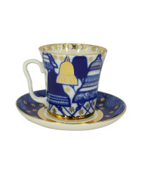 LOMONOSOV IMPERIAL PORCELAIN COFFEE LATTE HOT CHOCOLATE MUG CHURCH BELLS 360 ml/12.2 fl.oz
