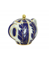 LOMONOSOV IMPERIAL PORCELAIN SUGAR BOWL TULUP WINTER NIGHT 15 OZ/450 ML