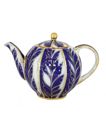  LOMONOSOV IMPERIAL PORCELAIN TEAPOT TULIP WINTER NIGHT 3 CUPS 600 ML 20 oz