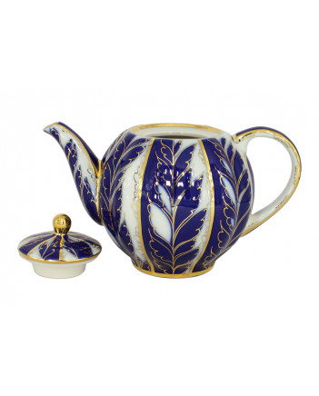  LOMONOSOV IMPERIAL PORCELAIN TEAPOT TULIP WINTER NIGHT 3 CUPS 600 ML 20 oz