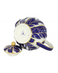  LOMONOSOV IMPERIAL PORCELAIN TEAPOT TULIP WINTER NIGHT 3 CUPS 600 ML 20 oz