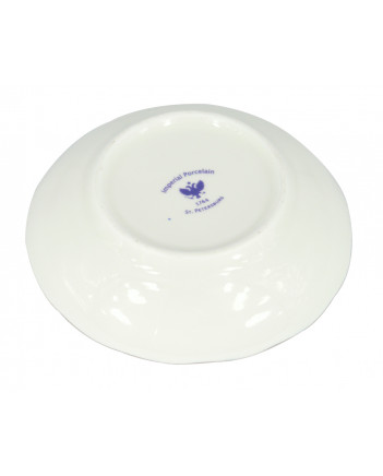 LOMONOSOV IMPERIAL PORCELAIN COOKIE PASTRY DISH WINTER NIGHT TULIP