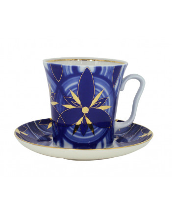 LOMONOSOV IMPERIAL PORCELAIN COFFEE LATTE HOT CHOCOLATE MUG SHINING GLORY 360 ml/12.2 fl.oz