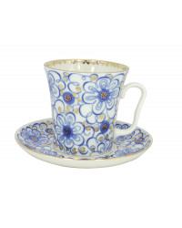 LOMONOSOV IMPERIAL PORCELAIN COFFEE LATTE HOT CHOCOLATE MUG BINDWEED 360 ml/12.2 fl.oz