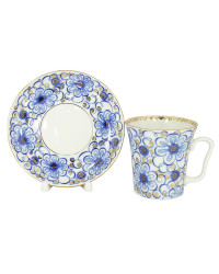 LOMONOSOV IMPERIAL PORCELAIN COFFEE LATTE HOT CHOCOLATE MUG BINDWEED 360 ml/12.2 fl.oz
