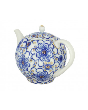  LOMONOSOV IMPERIAL PORCELAIN TEAPOT BINDWEED TULIP 3 CUPS 600 ML 20 OZ