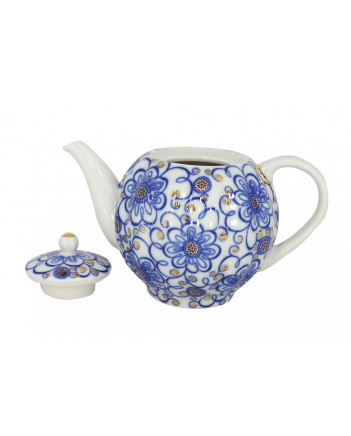  LOMONOSOV IMPERIAL PORCELAIN TEAPOT BINDWEED TULIP 3 CUPS 600 ML 20 OZ