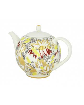  LOMONOSOV IMPERIAL PORCELAIN TEAPOT TULIP GOLDEN DAISY  3 CUPS 600 ML 20 oz