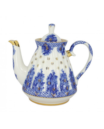 LOMONOSOV IMPERIAL PORCELAIN TEAPOT BASKET 3 CUPS 750 ML/25.4 OZ