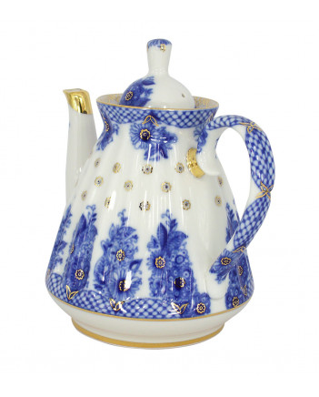 LOMONOSOV IMPERIAL PORCELAIN TEAPOT BASKET 3 CUPS 750 ML/25.4 OZ