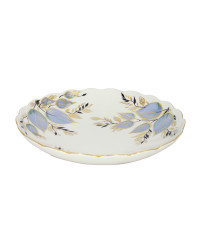 LOMONOSOV IMPERIAL PORCELAIN COOKIE PASTRY DISH MOONLIGHT TULIP