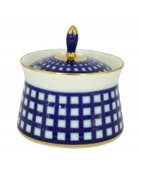 LOMONOSOV IMPERIAL PORCELAIN DRESSING BOWL COBALT CELL
