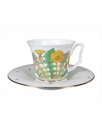 LOMONOSOV IMPERIAL BONE CHINA PORCELAIN TEA CUP YULIA BOUQUET 210 ml 7.1 fl.oz