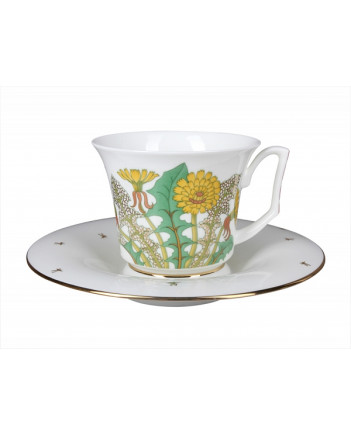 LOMONOSOV IMPERIAL BONE CHINA PORCELAIN TEA CUP YULIA BOUQUET 210 ml 7.1 fl.oz
