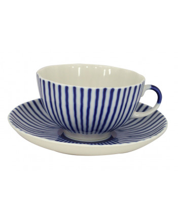  LOMONOSOV IMPERIAL PORCELAIN TEACUP AND SAUCER TULIP FRENCHMAN 250 ML/8.45 OZ