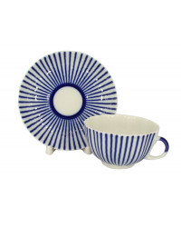  LOMONOSOV IMPERIAL PORCELAIN TEACUP AND SAUCER TULIP FRENCHMAN 250 ML/8.45 OZ