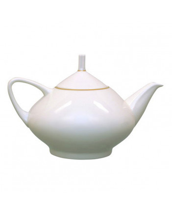 LOMONOSOV IMPERIAL BONE CHINA PORCELAIN TEA SET SERVICE GOLDEN EDGE DOME 14 items