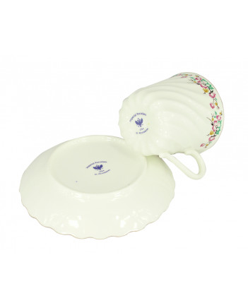 LOMONOSOV IMPERIAL BONE CHINA PORCELAIN ESPRESSO CUP TWISTED SPRING 155 ml/5.2 fl.oz