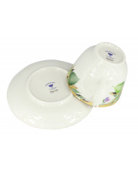 LOMONOSOV IMPERIAL PORCELAIN TEACUP AND SAUCER GIFT HOPE 375 ML/12.7OZ