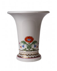 LOMONOSOV IMPERIAL PORCELAIN FLOWER VASE MOSCOW RIVER EMPIRE 20 CM/8"