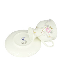 LOMONOSOV IMPERIAL BONE CHINA PORCELAIN ESPRESSO TEA CUP CLASSIC-2 GALANT 140 ml/4.7 fl.oz