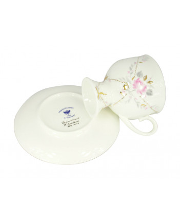 LOMONOSOV IMPERIAL BONE CHINA PORCELAIN ESPRESSO TEA CUP CLASSIC-2 GALANT 140 ml/4.7 fl.oz