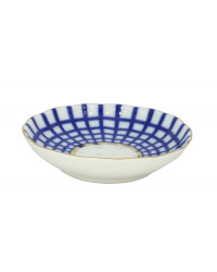 LOMONOSOV IMPERIAL PORCELAIN JAM MARMALADE JELLY DISH COBALT CELL TULIP