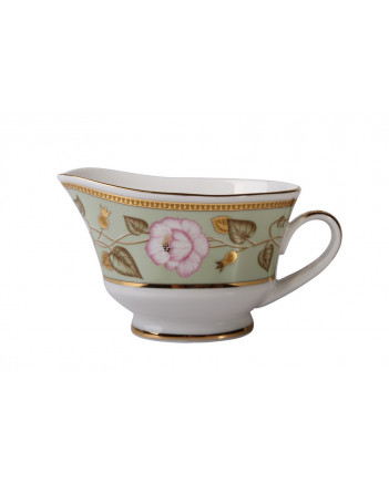 LOMONOSOV IMPERIAL PORCELAIN GRAVY BOAT JADE BACKGROUND 200 ml/6.8 oz