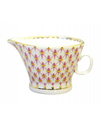 LOMONOSOV IMPERIAL PORCELAIN GRAVY BOAT RED NET 150 ml/5.1 oz