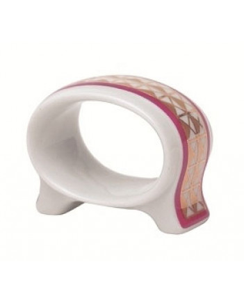 LOMONOSOV IMPERIAL PORCELAIN NAPKIN RING MOSCOW RIVER
