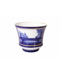 LOMONOSOV IMPERIAL PORCELAIN TEACUP AND SAUCER BANQUET KISS BRIDGE 220 ml 7.4 oz